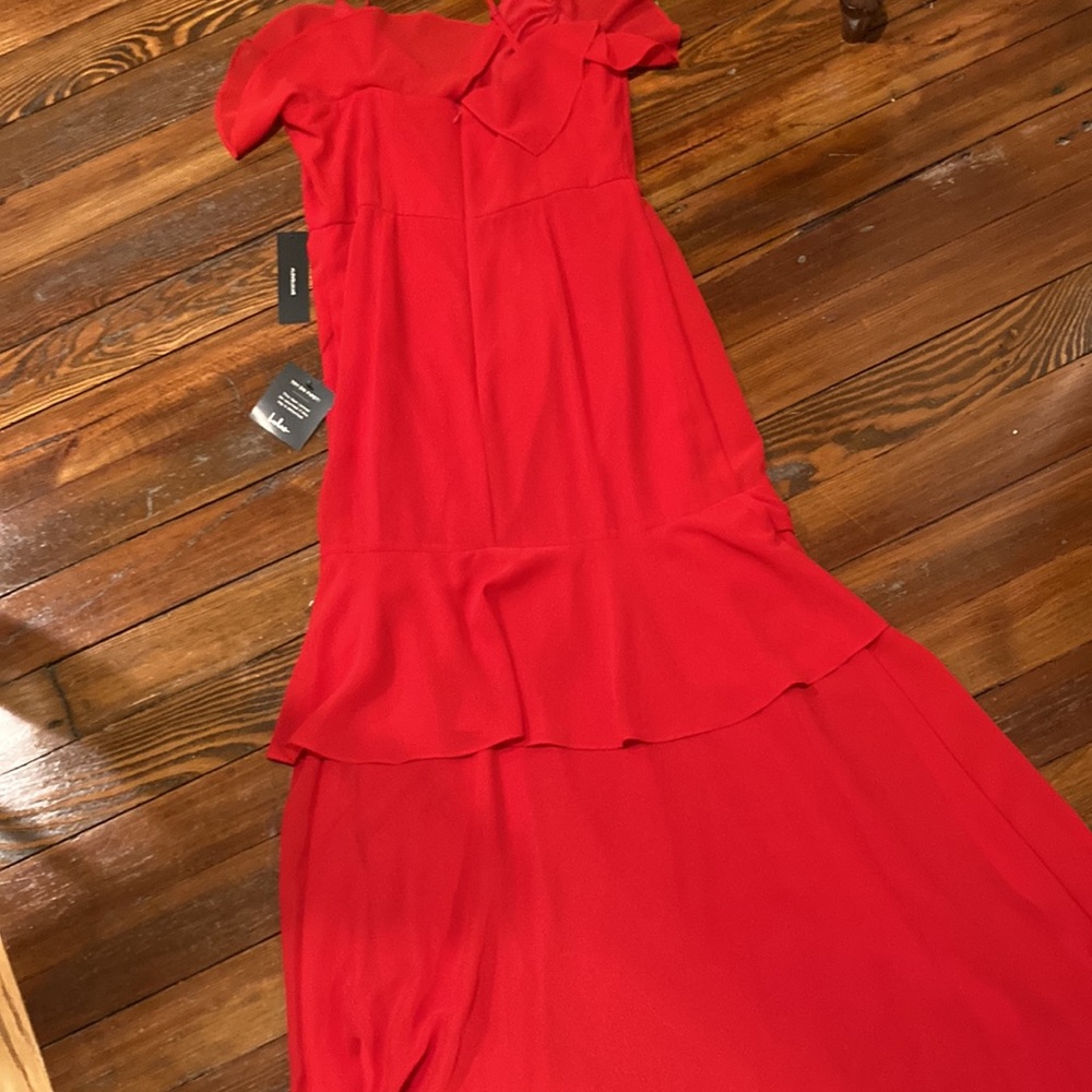 Lulu’s Ruffled High-Low Hem Maxi Dress - Picture 6 of 8